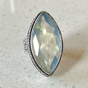 Stunning Opalite Bohemian Ring - Size 5